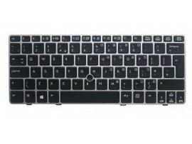 Tipkovnica za HP EliteBook 2560 2560p 2570 2570P / 701979-031 / 700948-031 / (QWERTZ) UK / SLO nalepke Š Đ Ž Ć Č
